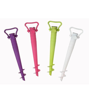 Supporto Picchetto Per Ombrellone Mare Spiaggia Punta Scava Sabbia Trivella         