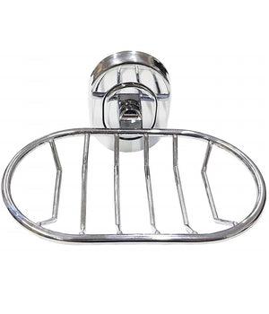 Supporto Porta Sapone Saponetta Piattino  69186 Acciaio 13x7x11cm Muro Parete         