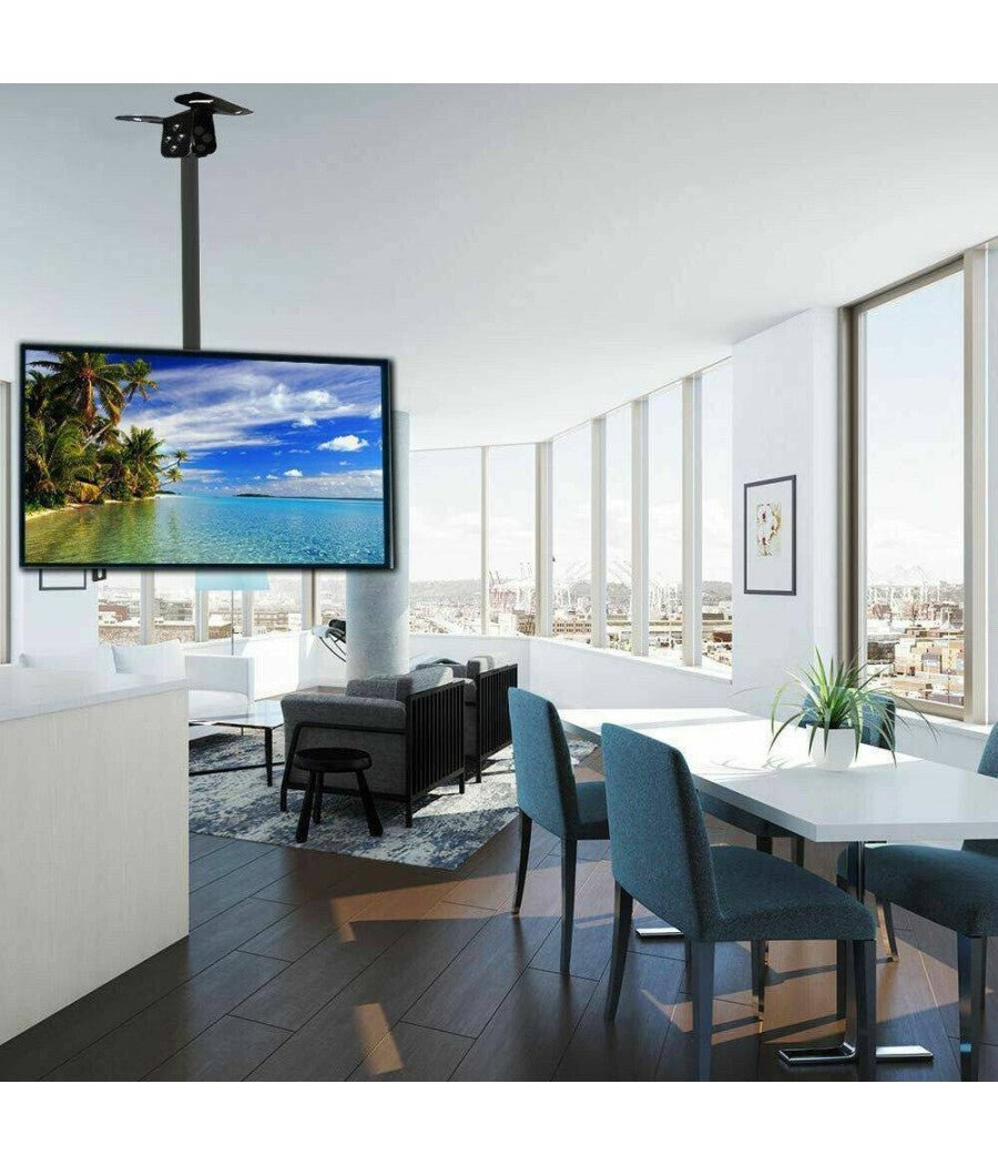 Supporto Soffitto Per Tv Staffa Braccio Regolabile Da 26 A 60 Pollici Max 55 Kg         