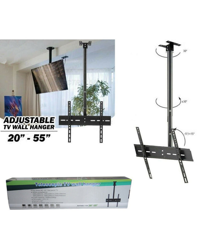 Supporto Staffa Tv Televisore Lcd Plasma Led Da 20 A 55 Pollici Da Soffitto 807a         