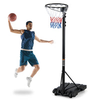 Supporto per canestro da basket portatile, Canestro e palo da pallacanestro regolabile in altezza con base riempibile-Ricreazione outdoor