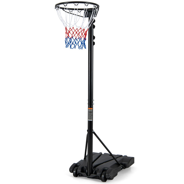Supporto per canestro da basket portatile, Canestro e palo da pallacanestro regolabile in altezza con base riempibile-Ricreazione outdoor