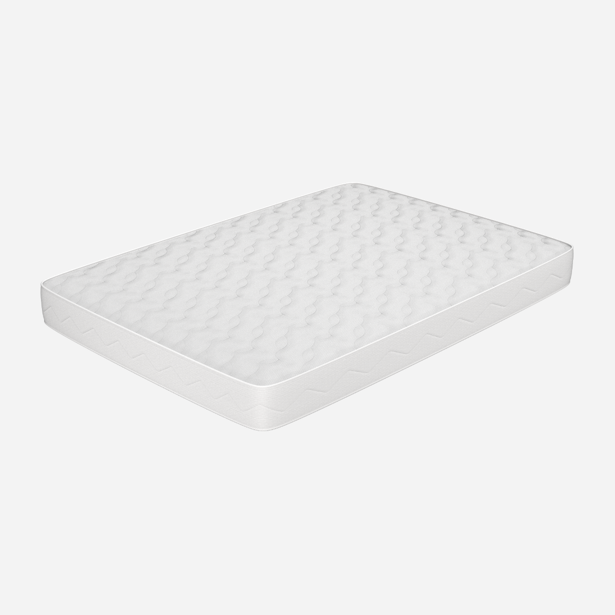 Materasso alla Francese a Molle 140x190, altezza 24 cm - Molle Bonnel, Box System, Traspirante | Smeraldo