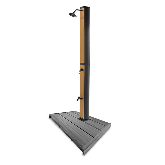 Doccia solare da giardino da 40L con pedana - Surya Gold & Dasar