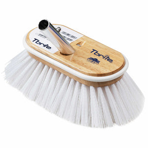 Spazzola dura setole bianche ideale per le macchie piu' difficili barca camper roulotte