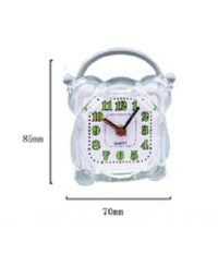 Sveglia Analogica Orologio Alarm Clock Luce Notturna Funzione Muto Tavolo Tx-9122         