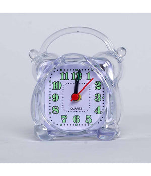 Sveglia Analogica Orologio Alarm Clock Luce Notturna Funzione Muto Tavolo Tx-9122         