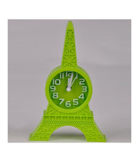 Sveglia Da Tavolo A Forma Di Torre Eiffel Parigi Analogica Allarme Colorata         
