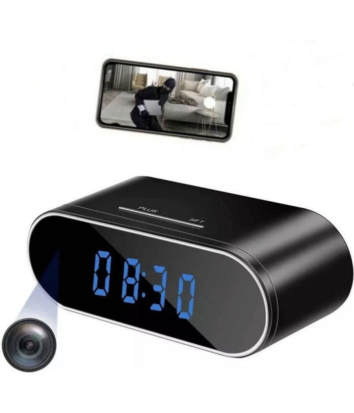 Sveglia Orologio Con Telecamera Spia Nascosta Con Visione Notturna Sorveglianza         