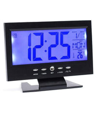Sveglia Orologio Da Tavolo Ampio Display Lcd Retro Illuminato A Led         