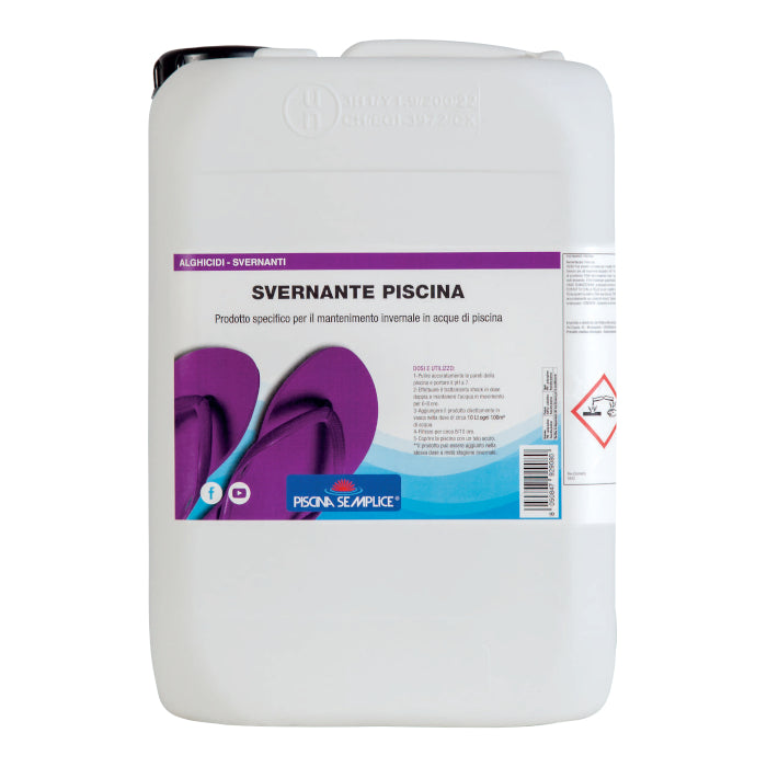 Svernante Piscina 10 Kg - Mantenimento Acqua Piscina Invernale