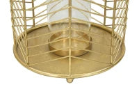 Porta Candela Glam Ring Coppia Cm Ø 23.5X25-19X24