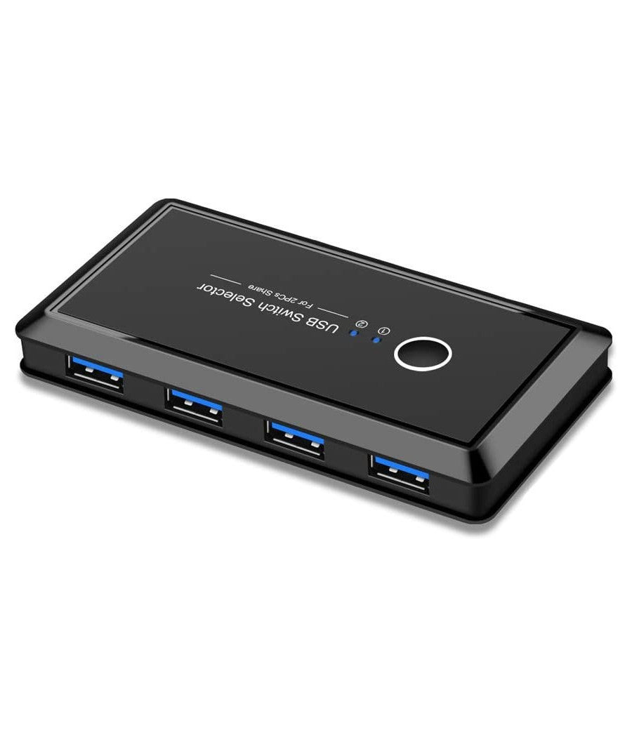 Switch Box Usb 2.0 Hub 2 Ingressi 4 Uscite Per Condividere 2 Pc Computer Q-u100         