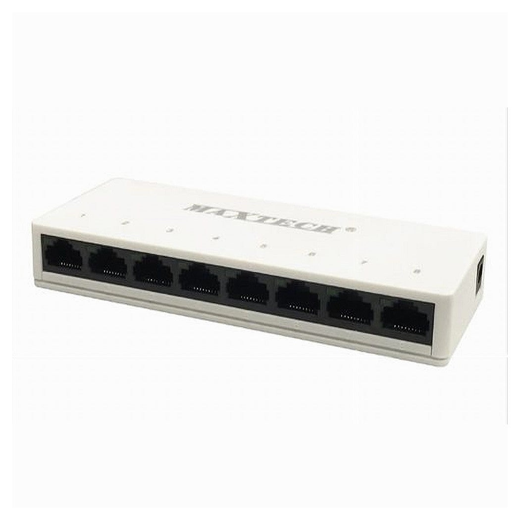 Switch Desktop 8 Porte Lan 10/100mbps Sw800 Facile Installazione Maxtech Lv-sw08         