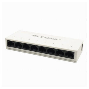 Switch Desktop 8 Porte Lan 10/100mbps Sw800 Facile Installazione Maxtech Lv-sw08         