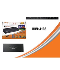 Switch Switcher Hdmi 2.0 1x8 Porte Hdmi Uhd Supporto 4k 2k 3d Splitter Hdv14108         