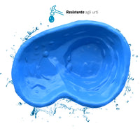 Laghetto da giardino caldonazzo azzurro litri 120 da 110x78xh28