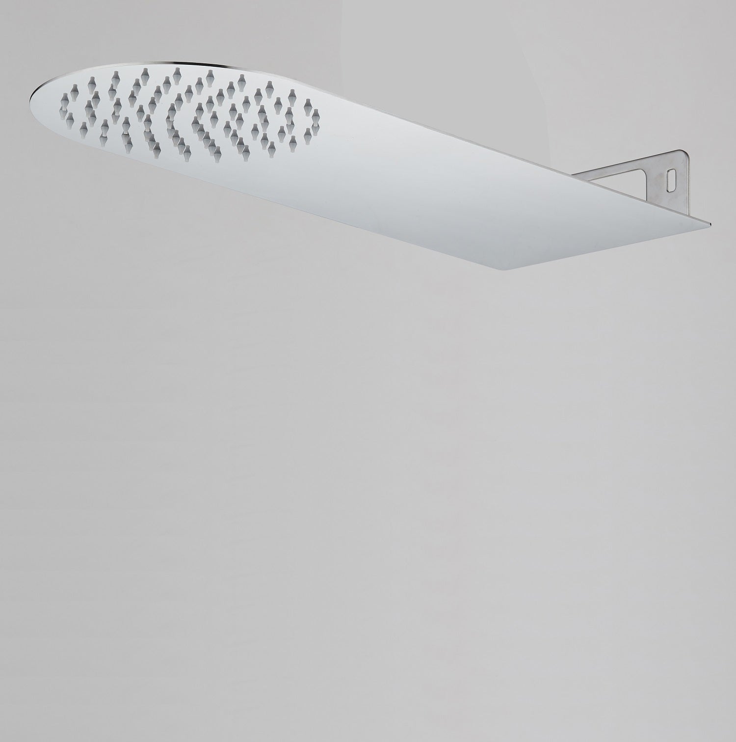 Soffione doccia ultraslim a lama tondo acciaio inox satinato 3844P HAWAII