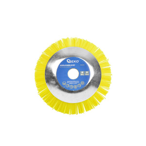 TESTINA SPAZZOLA PER DECESPUGLIATORE FILI NYLON 200mm GEKO G81069S