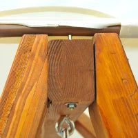 Dondolo da Giardino Stile Classico Legno Massello di Pino Conforme alle Norme di FS Tettuccio Parasole in Tessuto di Poliestere con Rivestimento di PA 162x130x185cm 240kg