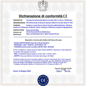 CENTRALE ANTINCENDIO 4 ZONE GESTISCE 128 SENSORI COMANDA ELETTROMAGNETI PER PORTE R.E.I ALLARME TELEFONICO SIRENE SPEGNIMENTO