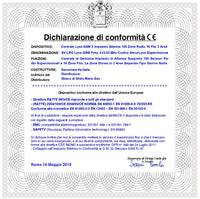Impianto Antifuto Susy Centrale Radio Filo Lysa evo GSM Fr 433,92 MHz Anti-Jamming Allarme Apertura Scasso Infissi Rileva Movimento Intrusi Sirena Lampeggiante Esterna 2 Radiocomandi Gestione Remota