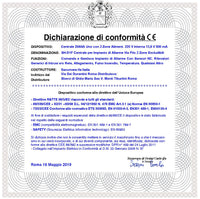 Centrale Diana Antifurto 2 Zone per Impianto di Allarme Chiave Meccanica. Gestisce Sensori Ingresso Per Chiave Remota o Telegestione Uscita di Comando Per Sirene Combinatore GSM Ricambio Impianto Filo