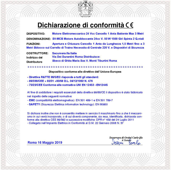 Pistoni Elettromeccanici 24 Vcc Ricambio Cancello Automatico 6 Metri 2 Ante 3,0 MT 2 Motoriduttori Corsa 500 mm Spinta 2 Q.li Kit Staffe Chiave Sblocco al Carrello di Traino Compatibili a Qualsiasi Elettronica BTF Poteco Misure 910X88X88 mm