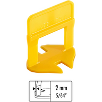 Distanziatori elementi livellanti rls hd 2 mm h. 12 mm confezione 250 pezzi