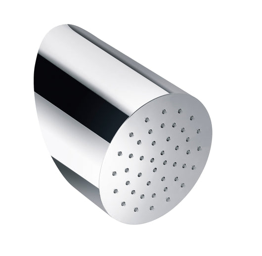 Soffione doccia a muro inclinato tondo D15.5 cm in acciaio inox Tubico Wellness T34400 Cromato