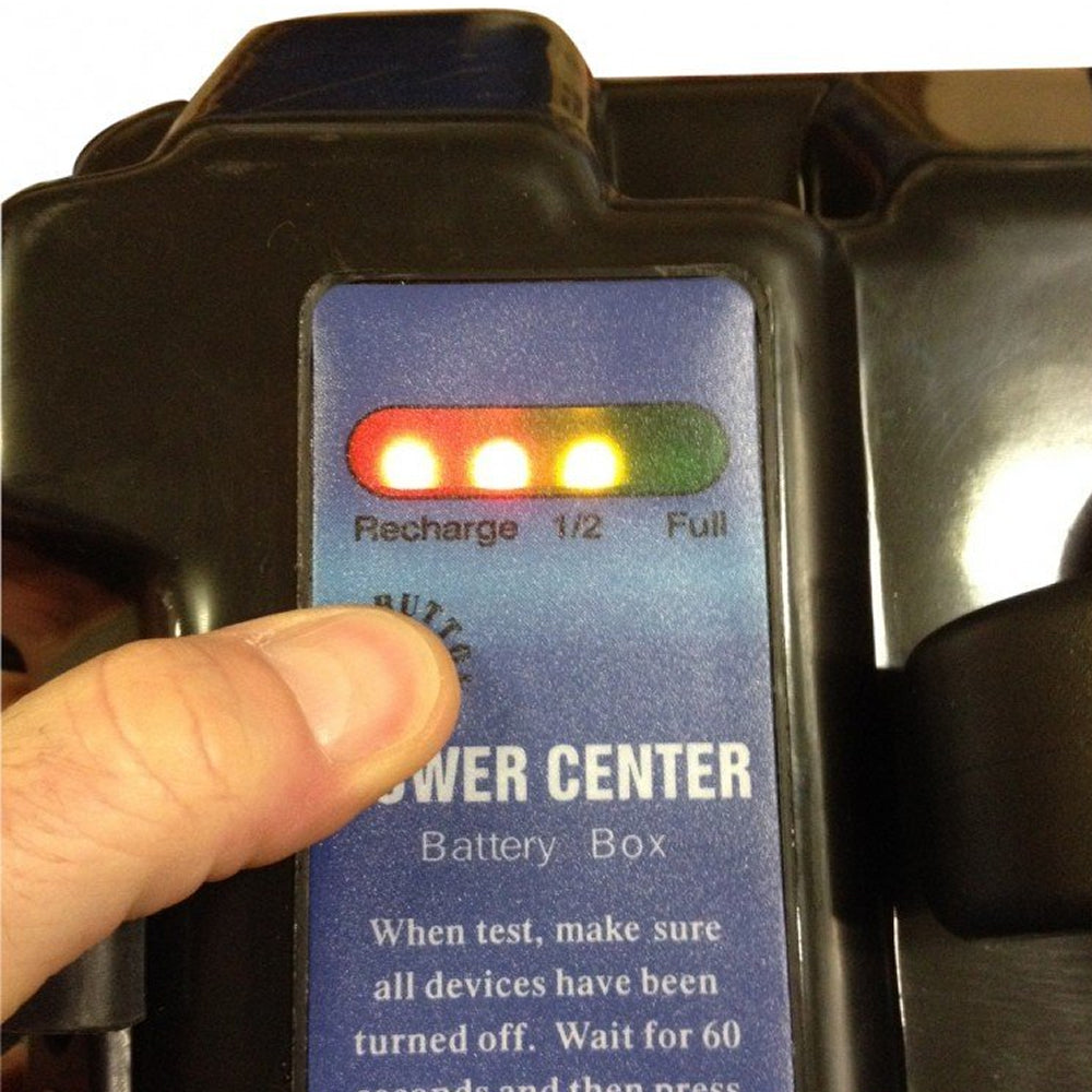 Cassetta batteria 100a con maniglia mm 190x360x260 h