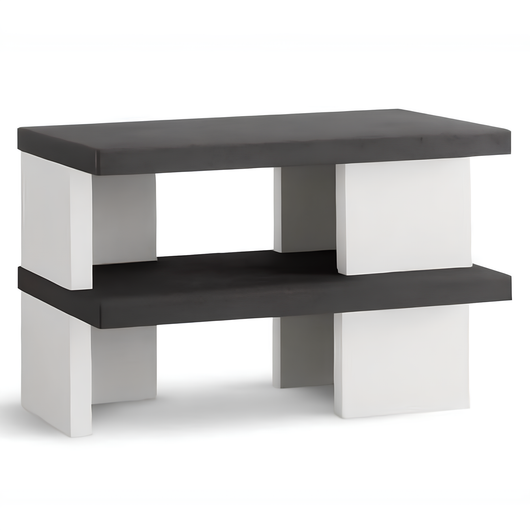 Barbecue in cemento orlando con griglia regolabile e piano d'appoggio