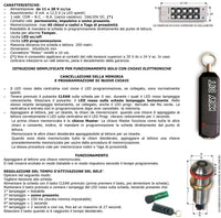 Tastiera Digiten Digitale Antivandalo Esterna Blocco Alluminio IP67 2 Led 1 Libero Resinata Waterproof Tamper Ricambio o Aggiunta Per Centraline KeyBit Codifica Dallas Denver Funzioni Della Centrale