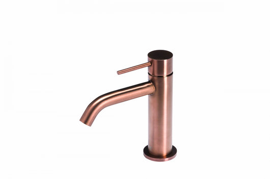 Rubinetto miscelatore per lavabo in acciaio inox 316L Tubico Tevere T44119 Rame