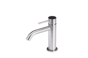 Rubinetto miscelatore per lavabo in acciaio inox 316L Tubico Tevere T44119 Satinato