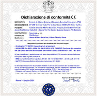 Centrale Unisat Impianto Allarme Via Filo 8 Zone 8 Filo Optional 40 Collegamenti e Funzioni Programmabili 8 Aree 50 Utenti Gestita da APP RFID Radiocomandi 868 MHz HiFi 5 Relè Domotica GSM/GPRS e LAN