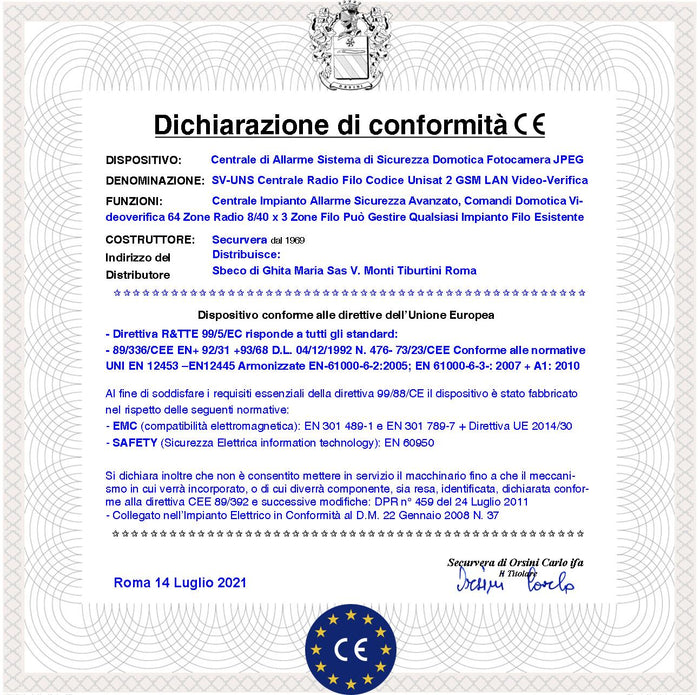 PONTEX Impianto Allarme Ponteggi GSM GPRS Protegge Campate di Pareti in Ristrutturazione Senza fili Facile Trasporto su Nuovo Ponteggio Protegge una Campata su 4 Lati da 24 Metri Gestibile da Cellulare Sirena Ascolto Ambientale