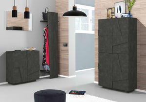 Mobile ingresso PING L 50 x H 200 x P 30 cm grigio cemento