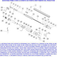 Cancello Elettrico da 7 Metri Kit Ricambio per Automatismo 2 Ante da 3,5 MT 2 Motori Elettromeccanici 230 V Stelo Retrattile Autobloccante Corsa 600mm Spinta 250 Kg Centrale di Comando Incorpora Radio