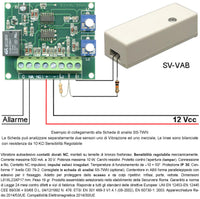 Rilevatore di Vibrazioni Continue e Scasso 10 Pezzi Via Filo x Antifurto Inferriate Porte Allarme Vetrate Infissi Martelletto Regolabile Contatto Allarme NC Tamper Contenitore Adesivo ABS Bianco IP30