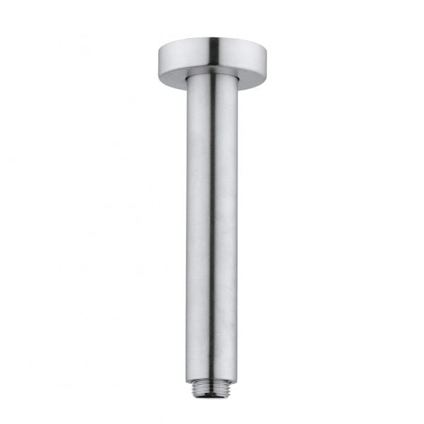 Braccio doccia a soffitto acciaio inox satinato tondo 20 cm KYOTO