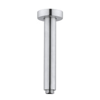 Braccio doccia a soffitto da 30 cm in acciaio inox 316L Tubico Tevere T64128 Nero