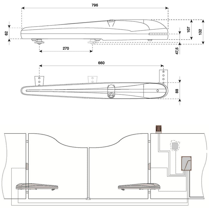 Supporto di Acciaio Zincato Con Incastonata la Chiocciola di Traino per Vite Senza Fine a 4 Principi Ricambio del BOB21 Codice Benincà 9686873 Foro da 18 mm con 4 Filetti Perno con Foro Filettato 6MA