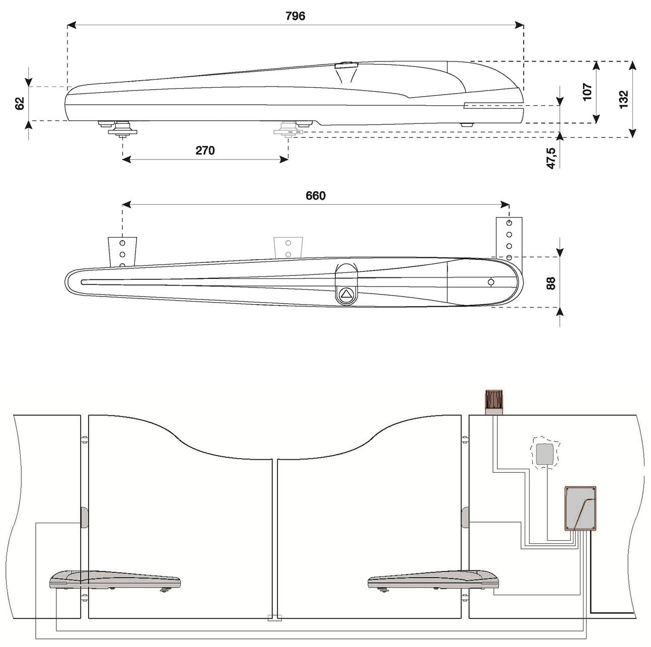 Kit Coperchio 9686868 Cover in ABS Ricambio per Motoriduttori BOB Della Benincà Montati su Cancelli Elettrici la Confezione è Composta da 4 Pezzi Oltre ad Ornare il Motore lo Protegge Dalla Polvere