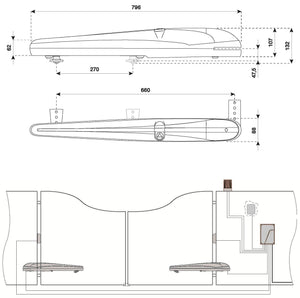 Kit Coperchio 9686868 Cover in ABS Ricambio per Motoriduttori BOB Della Benincà Montati su Cancelli Elettrici la Confezione è Composta da 4 Pezzi Oltre ad Ornare il Motore lo Protegge Dalla Polvere