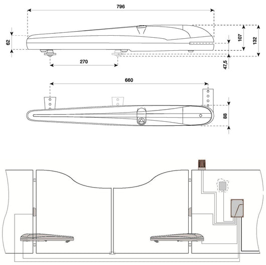 Kit Coperchio 9686868 Cover in ABS Ricambio per Motoriduttori BOB Della Benincà Montati su Cancelli Elettrici la Confezione è Composta da 4 Pezzi Oltre ad Ornare il Motore lo Protegge Dalla Polvere
