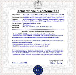 Chiocciola Acetalica Boccola 6 Principi Trainata dalla Vite Senza Fine fa Scorrere Avanti Dietro lo Stelo Apricancello dei Pistoni Titan Ricambio Dei Motori Elettrici Cancello Automatico Gates MPC GR