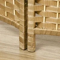 Separatore di ambienti 6 pezzi, Schermo Protettivo Pieghevole, Divisorio per Soggiorno, Camera da Letto, Ufficio a Casa, Legno Naturale