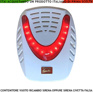 Contenitore Fondo e Coperchio in ABS Ricambio Per Sirena Aquila Oppure Utilizzo Come Civetta Per Nascondere Sensori Microfoni Telecamere Altoparlanti Con Messaggi Dissuasivi Montaggio da Esterno IP44