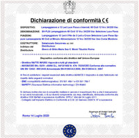 Lampeggiatore 12 Led 4 File Selezione Luce Fissa Oppure Lampeggiante 60 Cicli al Minuto Alimentazione 12 Vcc 24/230 Vac Con Base da Parete Uso Come Monitore su Automatismi o Come Ripetitore di allarme